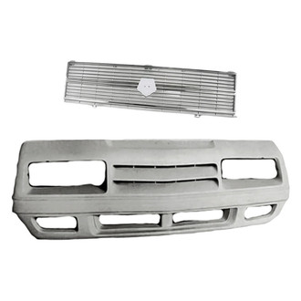 Replacement - 2-Piece (Front Bumper Cover, Grille) (Standard Line)