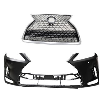 Replacement - 2-Piece (Front Bumper Cover, Grille) (Standard Line)