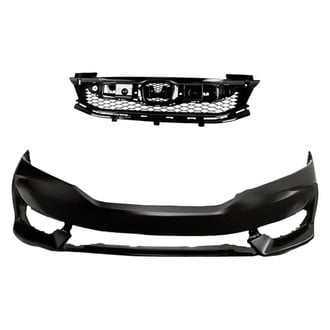 Replacement - 2-Piece (Front Bumper Cover, Grille) (Standard Line)