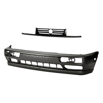 Replacement - 2-Piece (Front Bumper Cover, Grille) (Standard Line)