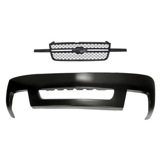 Replacement - 2-Piece (Front Bumper Cover, Grille) (Standard Line)