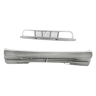 Replacement - 2-Piece (Front Bumper Cover, Grille) (Standard Line)