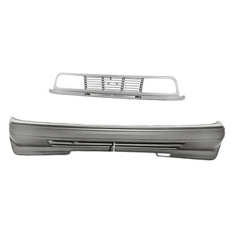 Replacement - 2-Piece (Front Bumper Cover, Grille) (Standard Line)