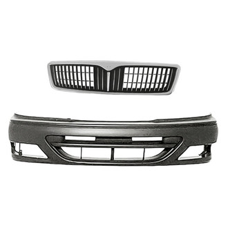 Replacement - 2-Piece (Front Bumper Cover, Grille) (Standard Line)