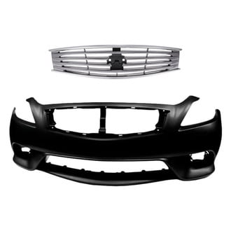 Replacement - 2-Piece (Front Bumper Cover, Grille) (Standard Line)