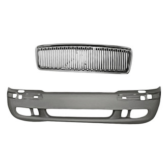 Replacement - 2-Piece (Front Bumper Cover, Grille) (Standard Line)