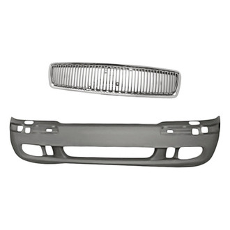Replacement - 2-Piece (Front Bumper Cover, Grille) (Standard Line)