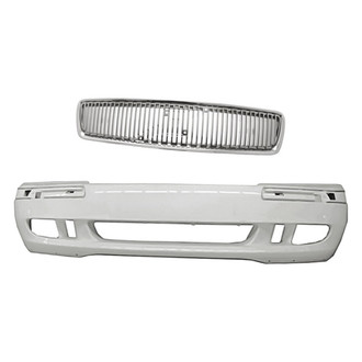 Replacement - 2-Piece (Front Bumper Cover, Grille) (Standard Line)