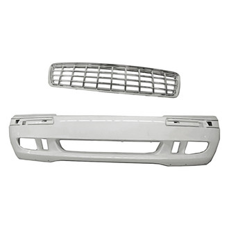 Replacement - 2-Piece (Front Bumper Cover, Grille) (Standard Line)