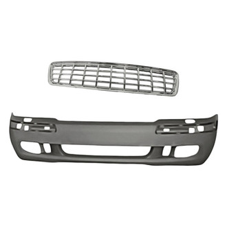 Replacement - 2-Piece (Front Bumper Cover, Grille) (Standard Line)