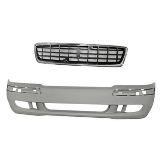 Replacement - 2-Piece (Front Bumper Cover, Grille) (Standard Line)