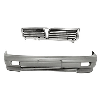 Replacement - 2-Piece (Front Bumper Cover, Grille) (Standard Line)