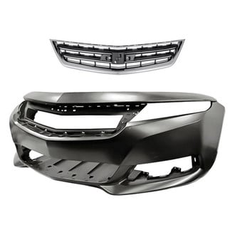 Replacement - 2-Piece (Front Bumper Cover, Grille) (Standard Line)
