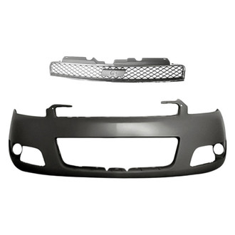 Replacement - 2-Piece (Front Bumper Cover, Grille) (Standard Line)