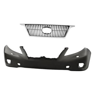 Replacement - 2-Piece (Front Bumper Cover, Grille) (CAPA Certified)