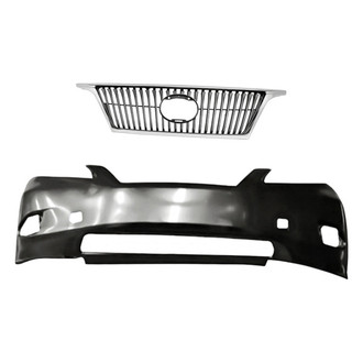 Replacement - 2-Piece (Front Bumper Cover, Grille) (CAPA Certified)