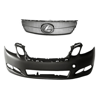 Replacement - 2-Piece (Front Bumper Cover, Grille) (CAPA Certified)