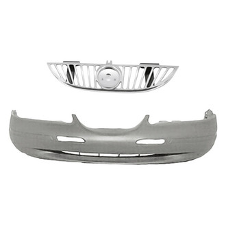 Replacement - 2-Piece (Front Bumper Cover, Grille) (Standard Line)