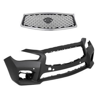 Replacement - 2-Piece (Front Bumper Cover, Grille) (Standard Line)