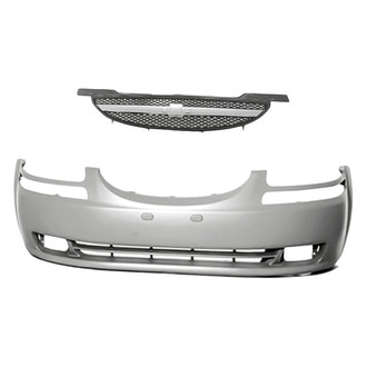 Replacement - 2-Piece (Front Bumper Cover, Grille) (Standard Line)