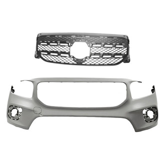 Replacement BNDL-236751 - 2-Piece (Front Bumper Cover, Grille) (Standard Line)