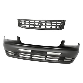 Replacement - 2-Piece (Front Bumper Cover, Grille) (CAPA Certified)