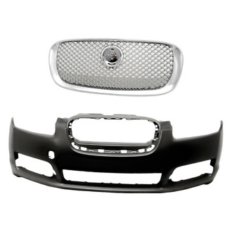 Replacement - 2-Piece (Front Bumper Cover, Grille) (Standard Line)