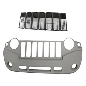 Replacement BNDL-236779 - 2-Piece (Front Bumper Cover, Grille) (Standard Line)