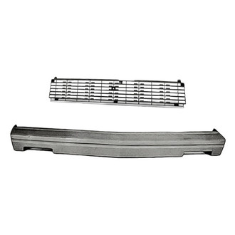 Replacement - 2-Piece (Front Bumper Cover, Grille) (Standard Line)