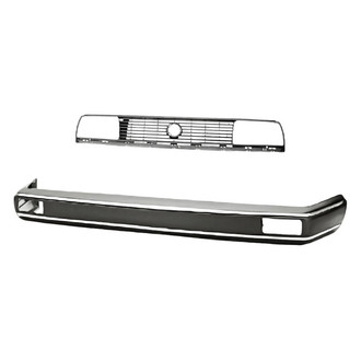 Replacement - 2-Piece (Front Bumper Cover, Grille) (Standard Line)