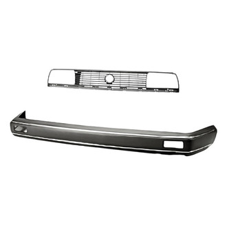 Replacement - 2-Piece (Front Bumper Cover, Grille) (Standard Line)