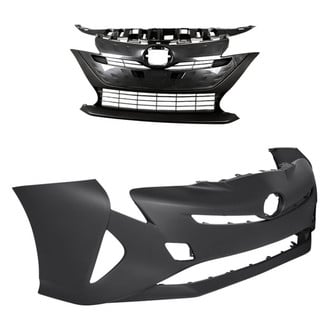 Replacement - 2-Piece (Front Bumper Cover, Grille) (CAPA Certified)