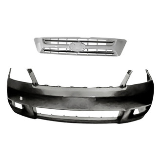 Replacement - 2-Piece (Front Bumper Cover, Grille) (Standard Line)