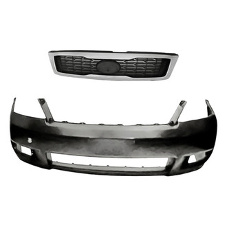Replacement - 2-Piece (Front Bumper Cover, Grille) (Standard Line)