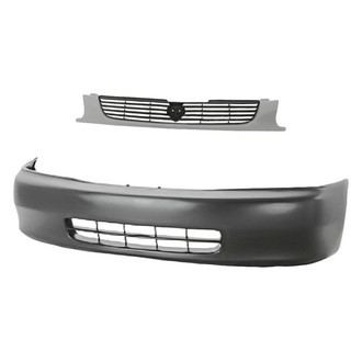 Replacement - 2-Piece (Front Bumper Cover, Grille) (Standard Line)