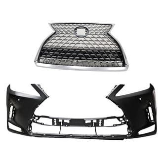 Replacement - 2-Piece (Front Bumper Cover, Grille) (CAPA Certified)