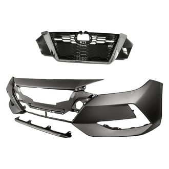 Replacement - 2-Piece (Front Bumper Cover, Grille) (Standard Line)
