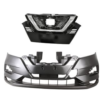 Replacement - 2-Piece (Front Bumper Cover, Grille) (Standard Line)