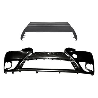 Replacement - 2-Piece (Front Bumper Cover, Grille)