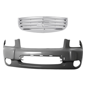 Replacement - 2-Piece (Front Bumper Cover, Grille) (Standard Line)