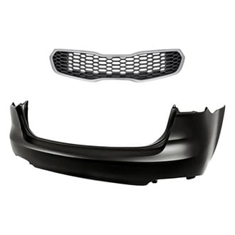 Replacement - 2-Piece (Front Bumper Cover, Grille) (Standard Line)