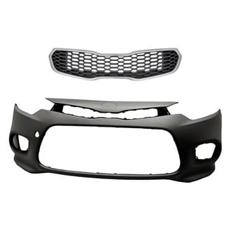 Replacement - 2-Piece (Front Bumper Cover, Grille) (Standard Line)