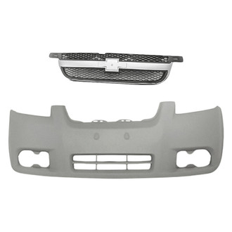 Replacement - 2-Piece (Front Bumper Cover, Grille) (Standard Line)