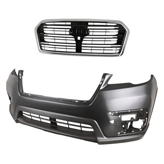 Replacement - 2-Piece (Front Bumper Cover, Grille) (Standard Line)