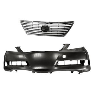 Replacement - 2-Piece (Front Bumper Cover, Grille) (Standard Line)