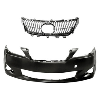 Replacement - 2-Piece (Front Bumper Cover, Grille) (Standard Line)