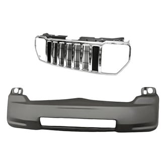 Replacement BNDL-237249 - 2-Piece (Front Bumper Cover, Grille) (CAPA Certified)
