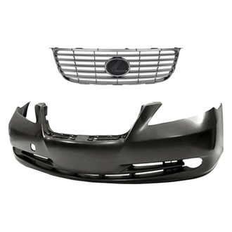 Replacement - 2-Piece (Front Bumper Cover, Grille)