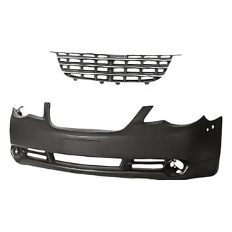Replacement - 2-Piece (Front Bumper Cover, Grille) (Standard Line)