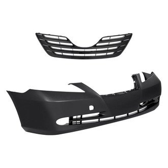 Replacement - 2-Piece (Front Bumper Cover, Grille) (CAPA Certified)